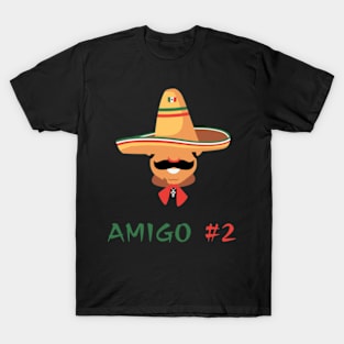 Funny Mexican Amigo #2 Group Matching T-Shirt